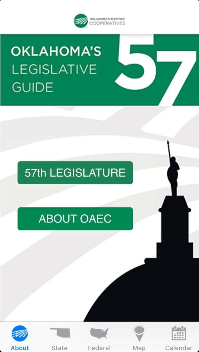 OAEC Oklahoma Legislative Guide iOS OAEC Oklahoma Legislative Guide iOS